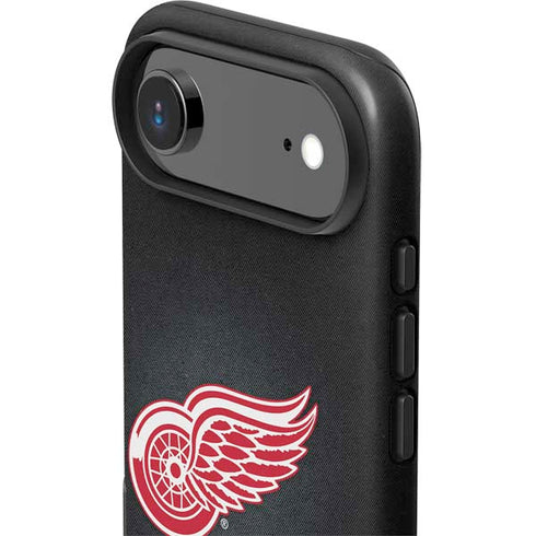 NHL Detroit Red Wings Black Background iPhone 17 Air Impact Case