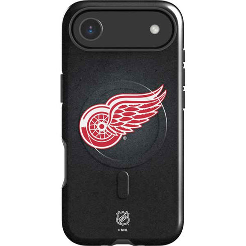 NHL Detroit Red Wings Black Background iPhone 17 Air Magsafe Impact Case