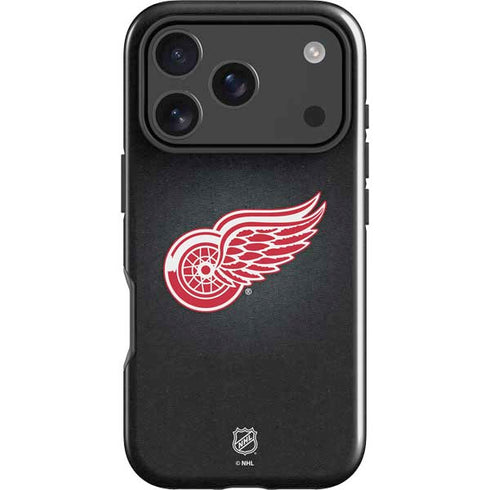 NHL Detroit Red Wings Black Background iPhone 17 Pro Impact Case