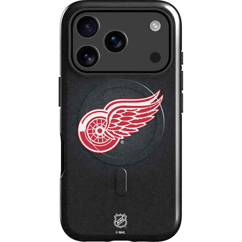 NHL Detroit Red Wings Black Background iPhone 17 Pro Magsafe Impact Case