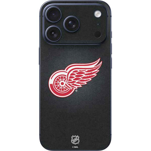NHL Detroit Red Wings Black Background iPhone 17 Pro Max Skin