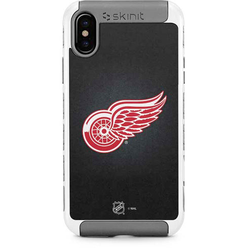 NHL Detroit Red Wings Black Background iPhone Cases