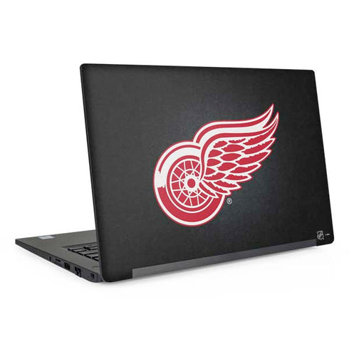 NHL Detroit Red Wings Black Background Dell Latitude Skin