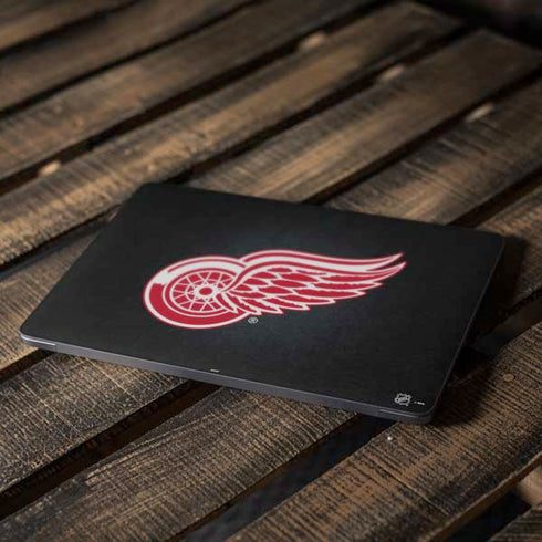 NHL Detroit Red Wings Black Background Apple MacBook Air Skin