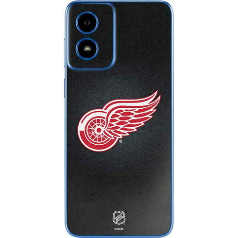 NHL Detroit Red Wings Black Background Moto G Play 4G (2024) Skin