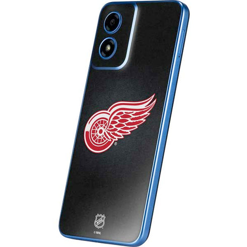NHL Detroit Red Wings Black Background Moto G Play 4G (2024) Skin