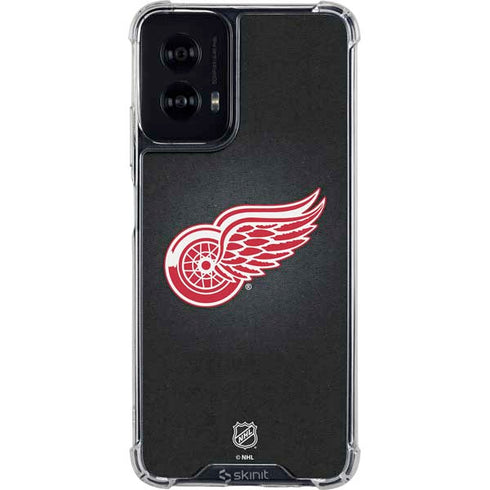 NHL Detroit Red Wings Black Background Moto G Power 5G (2024) Clear Case