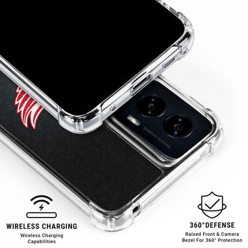 NHL Detroit Red Wings Black Background Moto G Power 5G (2024) Clear Case