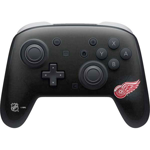 NHL Detroit Red Wings Black Background Nintendo Skins