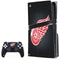 NHL Detroit Red Wings Black Background PS5 Pro Disk Bundle Skin