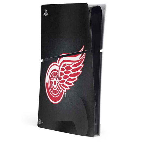 NHL Detroit Red Wings Black Background PlayStation PS5 Skins