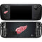 NHL Detroit Red Wings Black Background Steam Deck Handheld Gaming Computer OLED Skin
