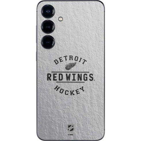 NHL Detroit Red Wings Black Text Galaxy A16 5G Skin