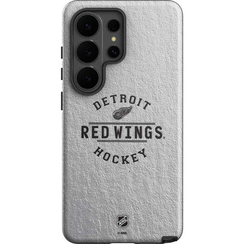 NHL Detroit Red Wings Black Text Galaxy S26 Ultra Impact Case