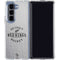 NHL Detroit Red Wings Black Text Galaxy Z Fold5 5G Clear Case