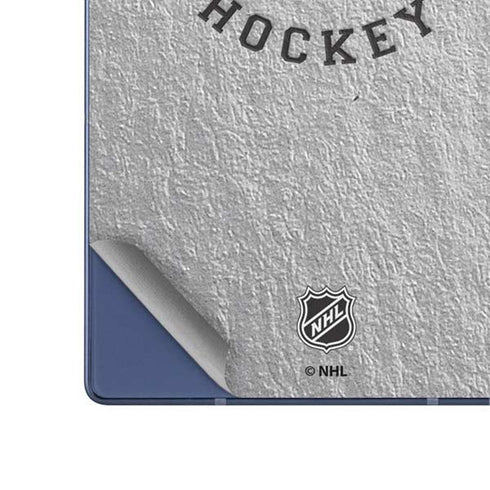 NHL Detroit Red Wings Black Text Galaxy Z Fold6 Skin