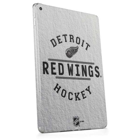 NHL Detroit Red Wings Black Text Apple iPad Skin