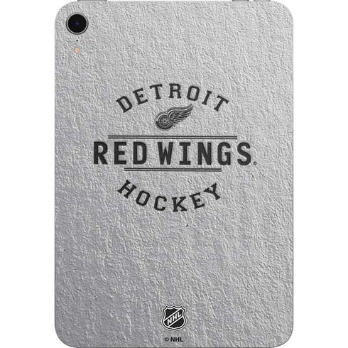NHL Detroit Red Wings Black Text Apple iPad Mini Skin