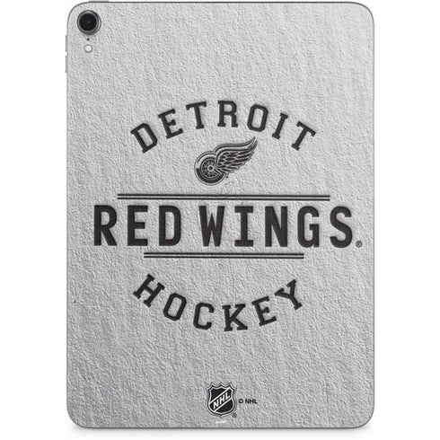 NHL Detroit Red Wings Black Text Apple iPad Pro Skin