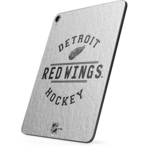 NHL Detroit Red Wings Black Text Apple iPad Pro Skin