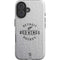 NHL Detroit Red Wings Black Text iPhone 16 Impact Case