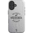 NHL Detroit Red Wings Black Text iPhone 16 Magsafe Impact Case