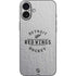 NHL Detroit Red Wings Black Text iPhone 16 Plus Skin