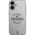 NHL Detroit Red Wings Black Text iPhone 16 Skin