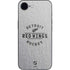 NHL Detroit Red Wings Black Text iPhone 16e Skin