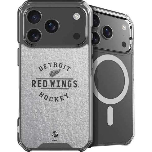 NHL Detroit Red Wings Black Text iPhone 18 Pro Max MagSafe Case