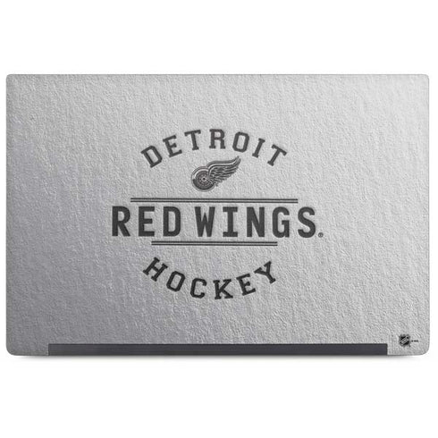 NHL Detroit Red Wings Black Text Dell Latitude Skin