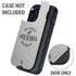 NHL Detroit Red Wings Black Text Otterbox Defender iPhone Skin