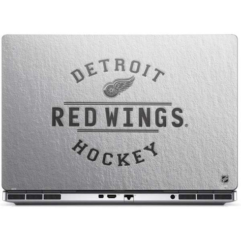 NHL Detroit Red Wings Black Text Dell Precision Skin