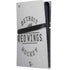 NHL Detroit Red Wings Black Text PS5 Pro Console Skin