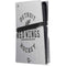 NHL Detroit Red Wings Black Text PS5 Pro Disk Console Skin
