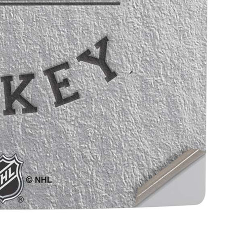 NHL Detroit Red Wings Black Text PS5 Pro Disk Console Skin