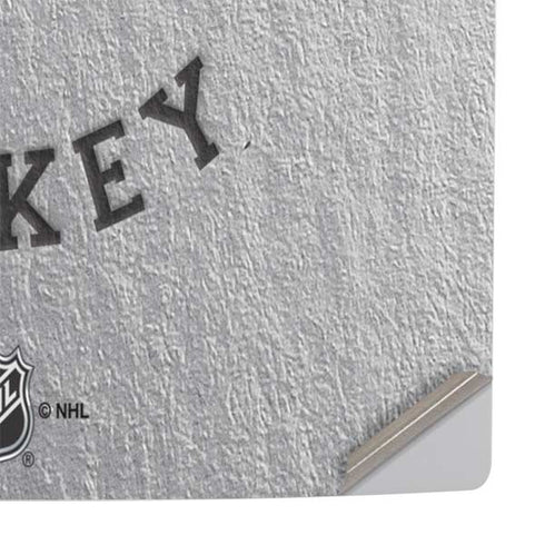 NHL Detroit Red Wings Black Text PS5 Slim Digital Edition Console Skin
