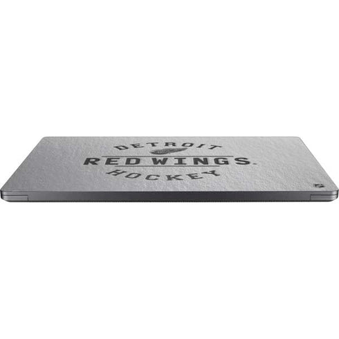 NHL Detroit Red Wings Black Text Surface Laptop 7 13.8in Skin