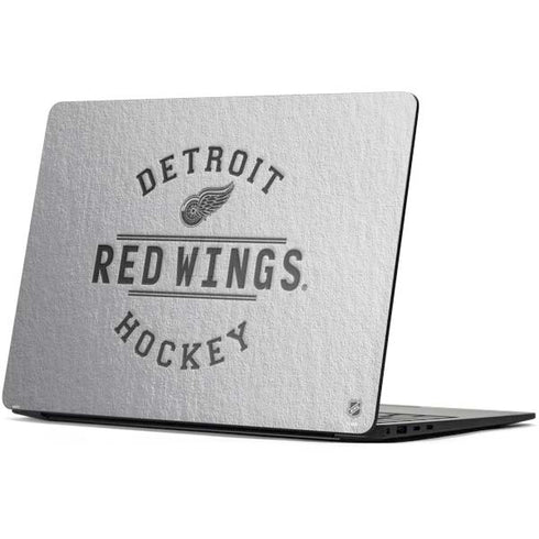 NHL Detroit Red Wings Black Text Surface Laptop 7 15in Skin