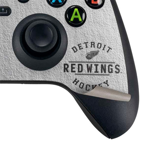NHL Detroit Red Wings Black Text XBox Series X Digital Edition Bundle Skin