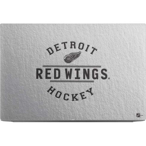 NHL Detroit Red Wings Black Text Dell XPS Skin