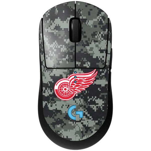 NHL Detroit Red Wings Camo G Pro Wireless Gaming Mouse Skin