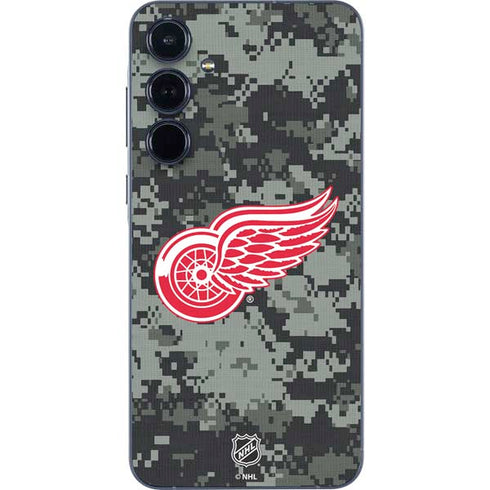 NHL Detroit Red Wings Camo Galaxy A35 5G Skin