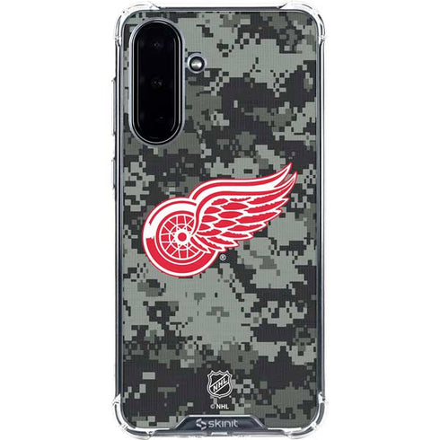 NHL Detroit Red Wings Camo Galaxy A36 5G Clear Case