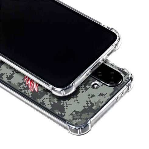 NHL Detroit Red Wings Camo Galaxy A36 5G Clear Case