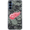 NHL Detroit Red Wings Camo Galaxy A55 5G Clear Case