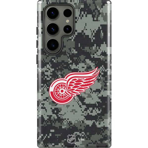 NHL Detroit Red Wings Camo Galaxy S23 Ultra Pro Case