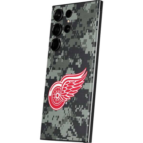 NHL Detroit Red Wings Camo Galaxy Skins