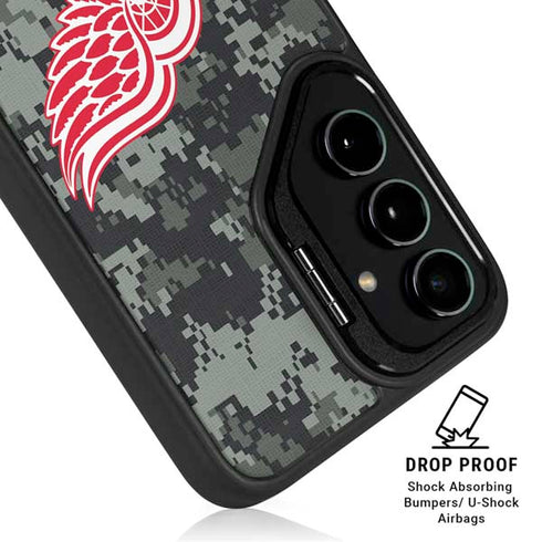NHL Detroit Red Wings Camo Galaxy S24 Kickstand Case