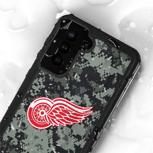 NHL Detroit Red Wings Camo Galaxy S24 Plus Waterproof Case